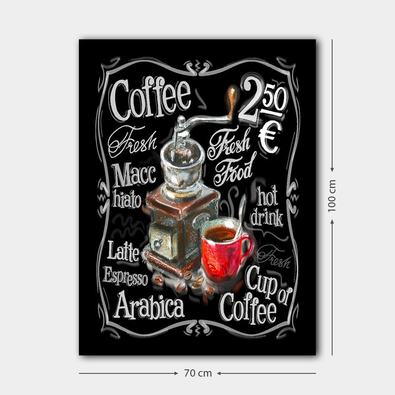 Dekorativ Canvastavla 70x100 cm - Flerfärgad - Inredning - Tavlor & posters - Canvastavla