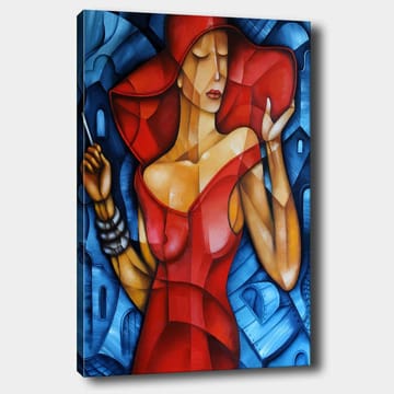 Dekorativ Canvastavla 70x100 cm - Flerfärgad - Inredning - Tavlor & posters - Canvastavla