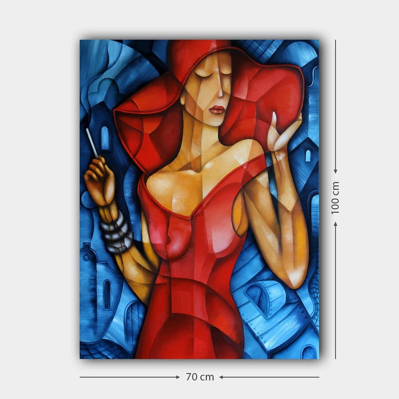 Dekorativ Canvastavla 70x100 cm - Flerfärgad - Inredning - Tavlor & posters - Canvastavla