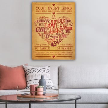 Dekorativ Canvastavla 70x100 cm - Flerfärgad - Inredning - Tavlor & posters - Canvastavla