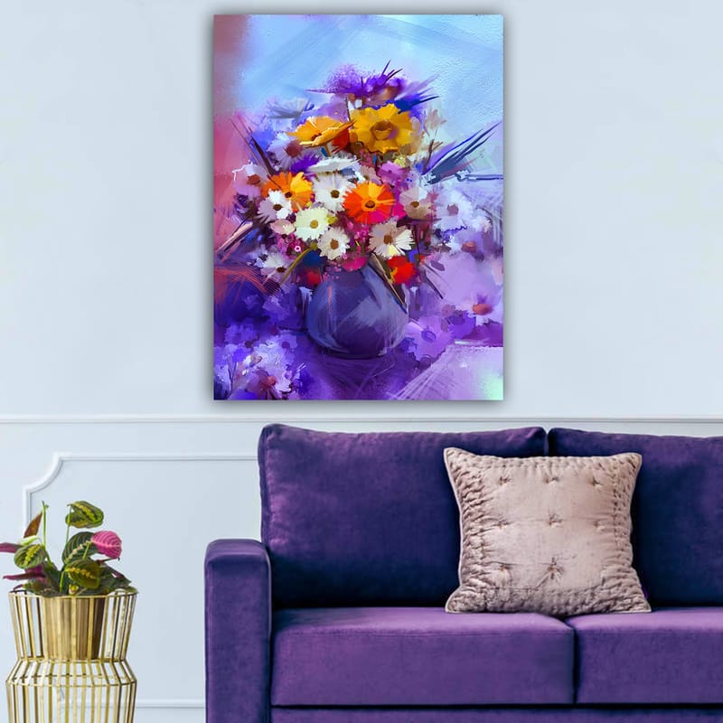 Dekorativ Canvastavla 70x100 cm - Flerfärgad - Inredning - Tavlor & posters - Canvastavla