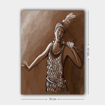 Dekorativ Canvastavla 70x100 cm - Flerfärgad - Inredning - Tavlor & posters - Canvastavla