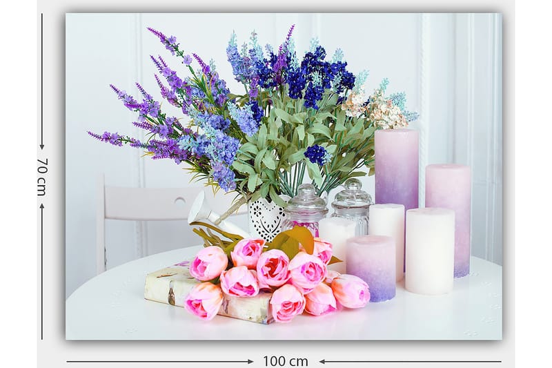 Dekorativ Canvastavla 70x100 cm - Flerfärgad - Inredning - Tavlor & posters - Canvastavla