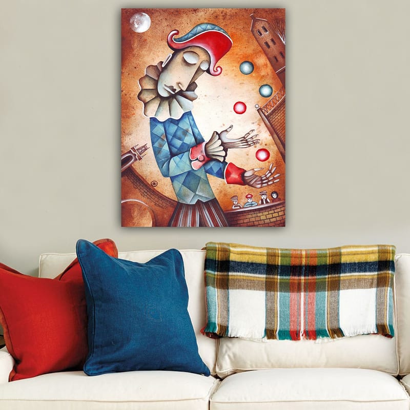 Dekorativ Canvastavla 70x100 cm - Flerfärgad - Inredning - Tavlor & posters - Canvastavla