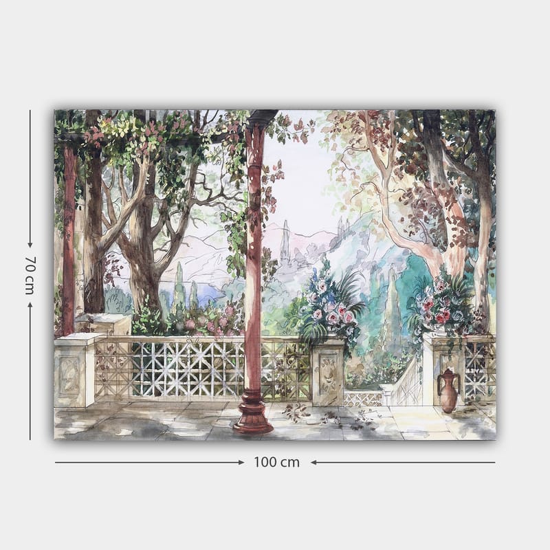 Dekorativ Canvastavla 70x100 cm - Flerfärgad - Inredning - Tavlor & posters - Canvastavla