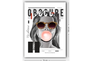 Dekorativ Canvastavla 70x100 cm - Flerfärgad - Inredning - Tavlor & posters - Canvastavla