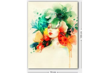 Dekorativ Canvastavla 70x100 cm - Flerfärgad - Inredning - Tavlor & posters - Canvastavla