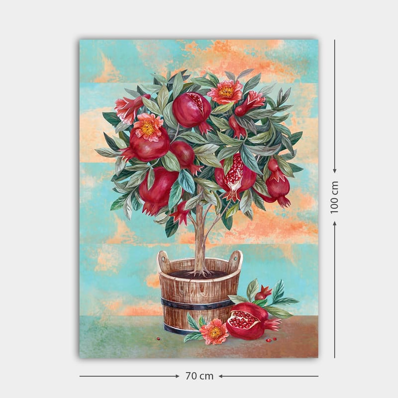 Dekorativ Canvastavla 70x100 cm - Flerfärgad - Inredning - Tavlor & posters - Canvastavla