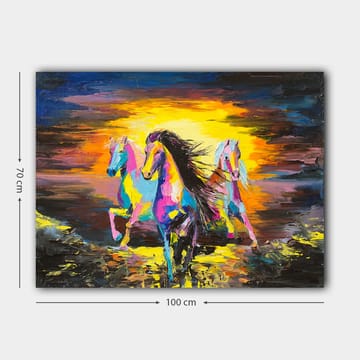 Dekorativ Canvastavla 70x100 cm - Flerfärgad - Inredning - Tavlor & posters - Canvastavla
