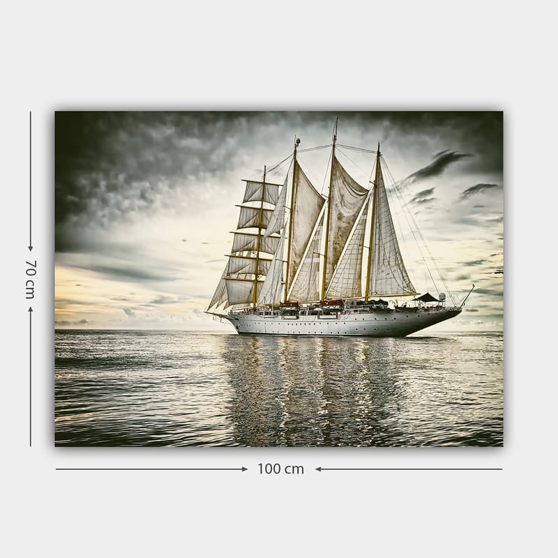 Dekorativ Canvastavla 70x100 cm - Flerfärgad - Inredning - Tavlor & posters - Canvastavla