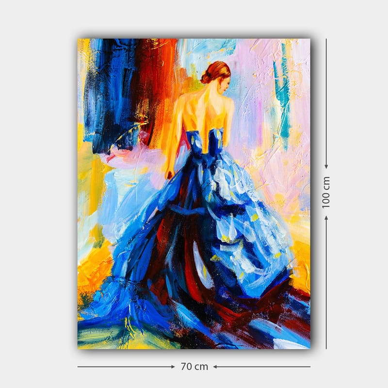 Dekorativ Canvastavla 70x100 cm - Flerfärgad - Inredning - Tavlor & posters - Canvastavla