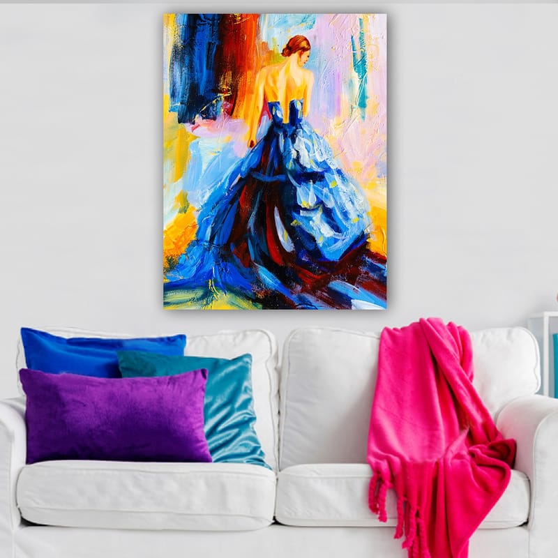 Dekorativ Canvastavla 70x100 cm - Flerfärgad - Inredning - Tavlor & posters - Canvastavla