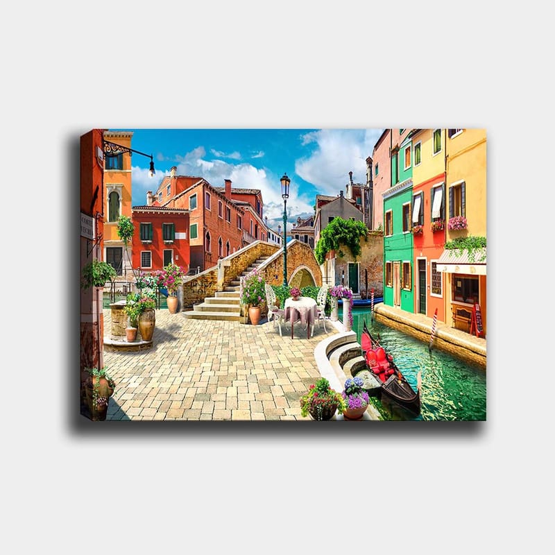 Dekorativ Canvastavla 70x100 cm - Flerfärgad - Inredning - Tavlor & posters - Canvastavla