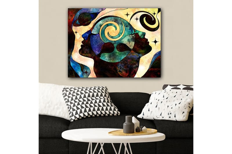 Dekorativ Canvastavla 70x100 cm - Flerfärgad - Inredning - Tavlor & posters - Canvastavla