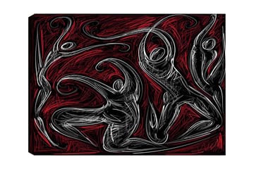 Dekorativ Canvastavla 70x100 cm - Flerfärgad - Inredning - Tavlor & posters - Canvastavla