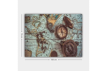 Dekorativ Canvastavla 70x100 cm - Flerfärgad - Inredning - Tavlor & posters - Canvastavla