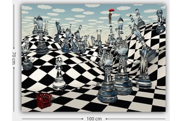 Dekorativ Canvastavla 70x100 cm - Flerfärgad - Inredning - Tavlor & posters - Canvastavla