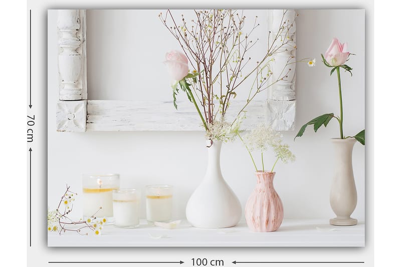 Dekorativ Canvastavla 70x100 cm - Flerfärgad - Inredning - Tavlor & posters - Canvastavla