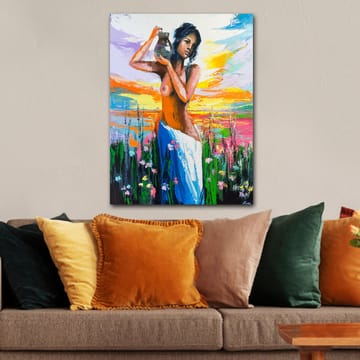 Dekorativ Canvastavla 70x100 cm - Flerfärgad - Inredning - Tavlor & posters - Canvastavla