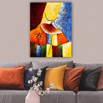 Dekorativ Canvastavla 70x100 cm - Flerfärgad - Inredning - Tavlor & posters - Canvastavla