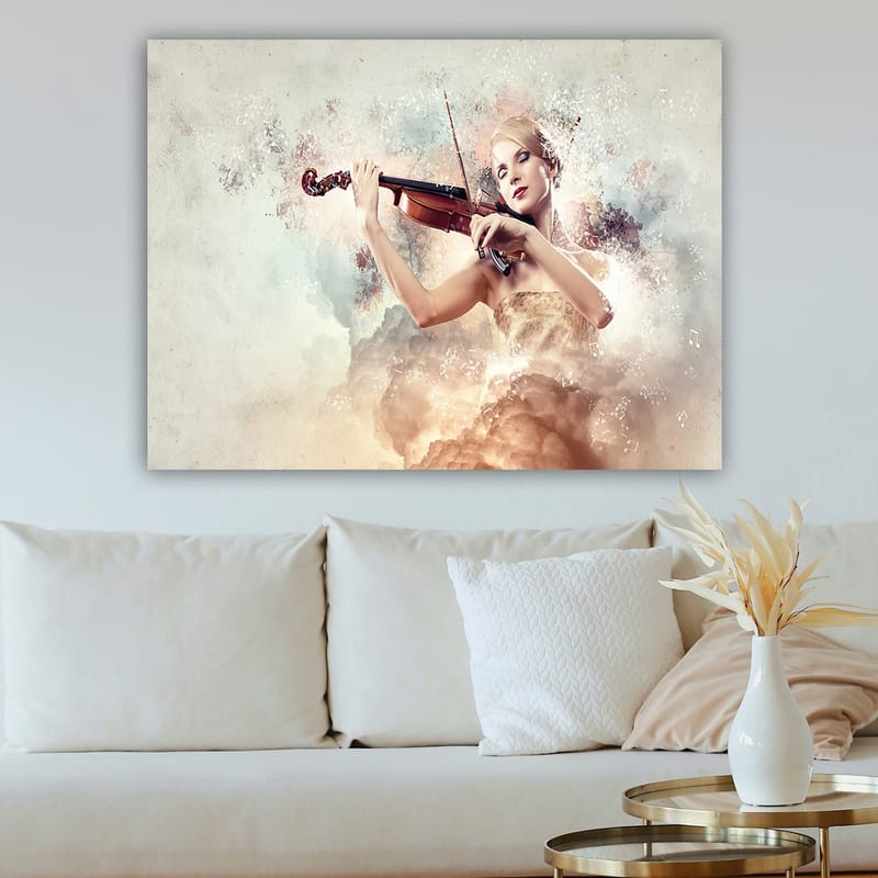 Dekorativ Canvastavla 70x100 cm - Flerfärgad - Inredning - Tavlor & posters - Canvastavla