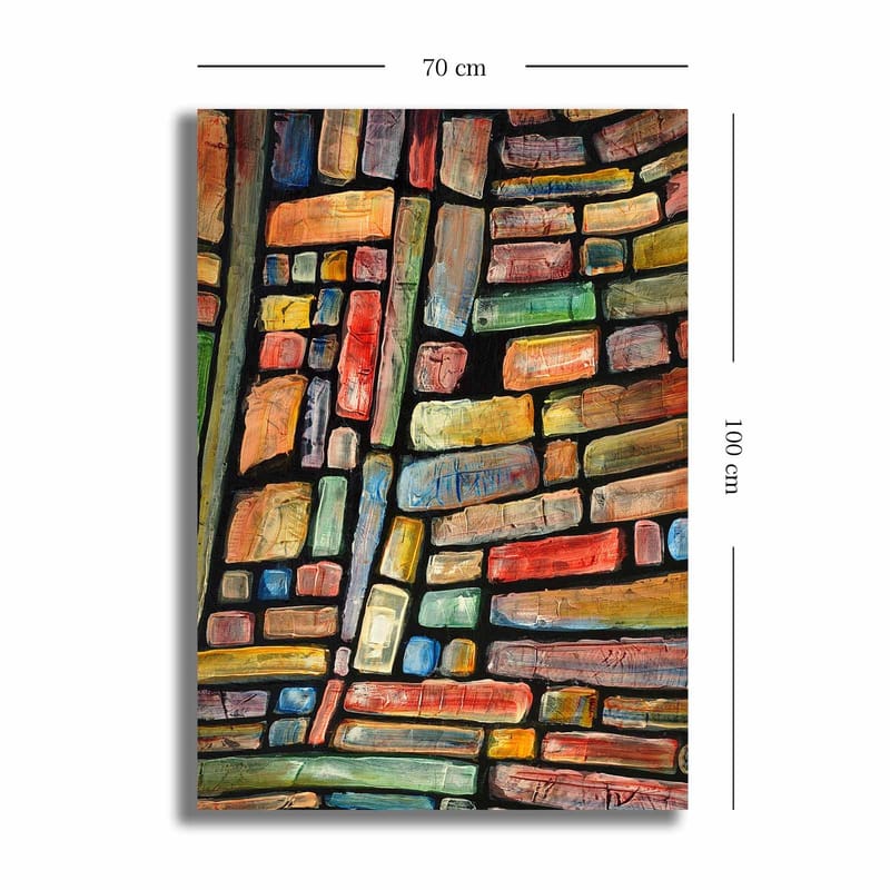 Dekorativ Canvastavla 70x100 cm - Flerfärgad - Inredning - Tavlor & posters - Canvastavla
