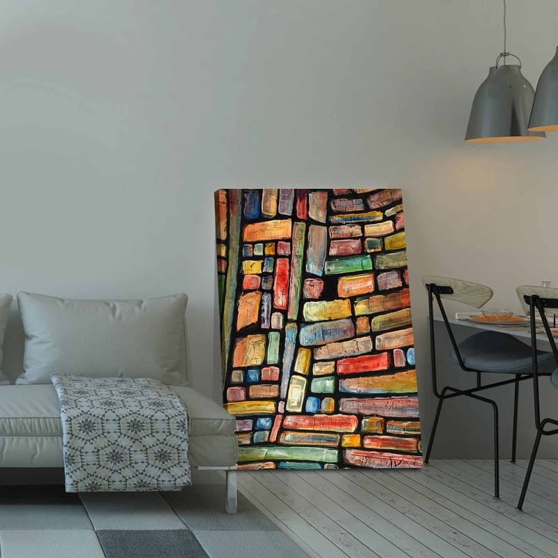 Dekorativ Canvastavla 70x100 cm - Flerfärgad - Inredning - Tavlor & posters - Canvastavla