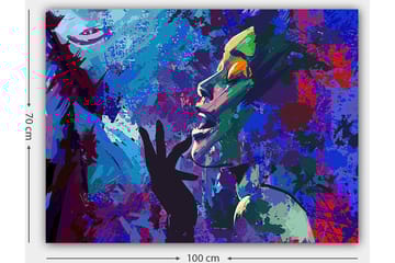 Dekorativ Canvastavla 70x100 cm - Flerfärgad - Inredning - Tavlor & posters - Canvastavla