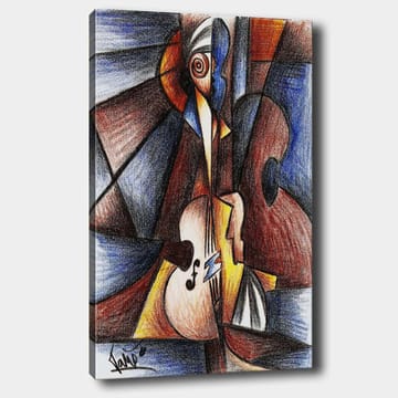 Dekorativ Canvastavla 70x100 cm - Flerfärgad - Inredning - Tavlor & posters - Canvastavla
