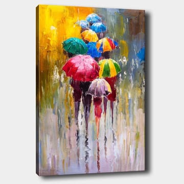 Dekorativ Canvastavla 70x100 cm - Flerfärgad - Inredning - Tavlor & posters - Canvastavla