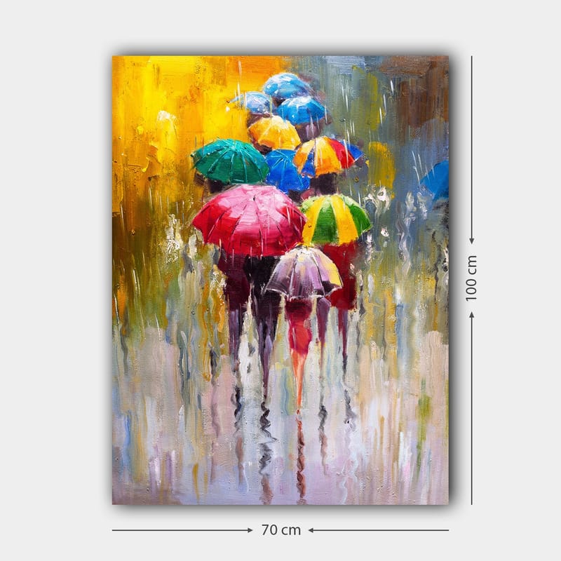Dekorativ Canvastavla 70x100 cm - Flerfärgad - Inredning - Tavlor & posters - Canvastavla