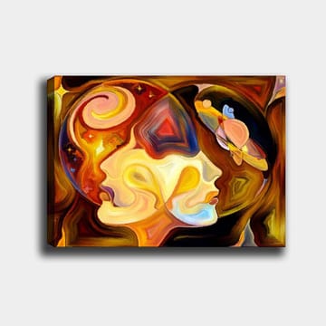 Dekorativ Canvastavla 70x100 cm - Flerfärgad - Inredning - Tavlor & posters - Canvastavla