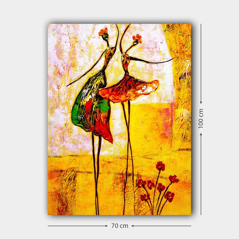 Dekorativ Canvastavla 70x100 cm - Flerfärgad - Inredning - Tavlor & posters - Canvastavla