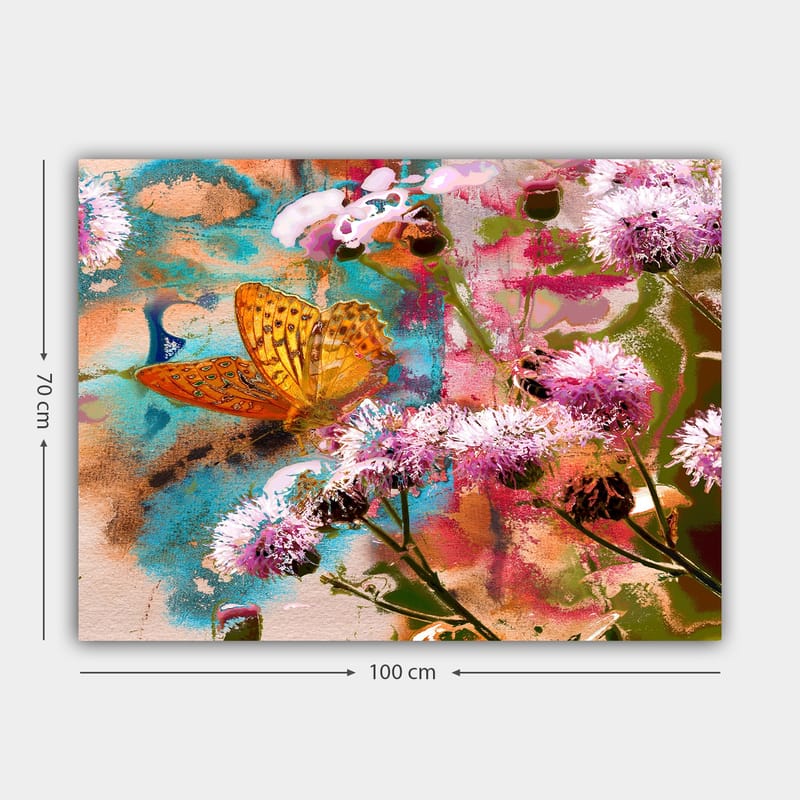 Dekorativ Canvastavla 70x100 cm - Flerfärgad - Inredning - Tavlor & posters - Canvastavla