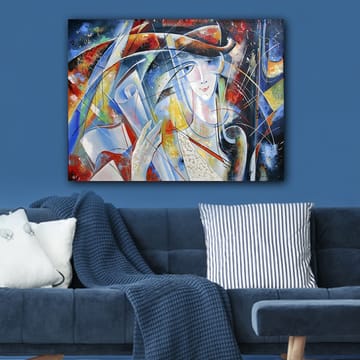 Dekorativ Canvastavla 70x100 cm - Flerfärgad - Inredning - Tavlor & posters - Canvastavla