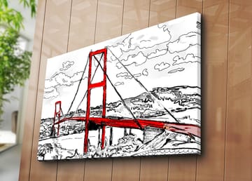 Dekorativ Canvastavla 70x100 cm - Flerfärgad - Inredning - Tavlor & posters - Canvastavla