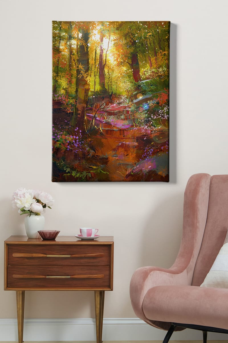 Dekorativ Canvastavla 70x100 cm - Flerfärgad - Inredning - Tavlor & posters - Canvastavla