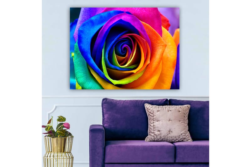 Dekorativ Canvastavla 70x100 cm - Flerfärgad - Inredning - Tavlor & posters - Canvastavla