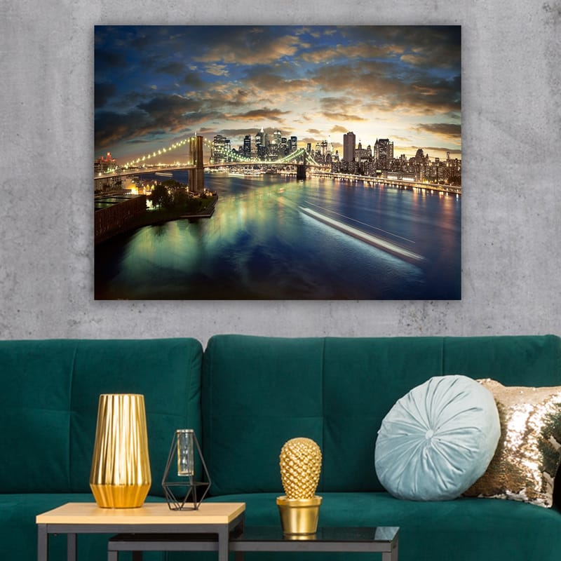 Dekorativ Canvastavla 70x100 cm - Flerfärgad - Inredning - Tavlor & posters - Canvastavla