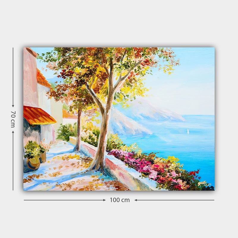 Dekorativ Canvastavla 70x100 cm - Flerfärgad - Inredning - Tavlor & posters - Canvastavla