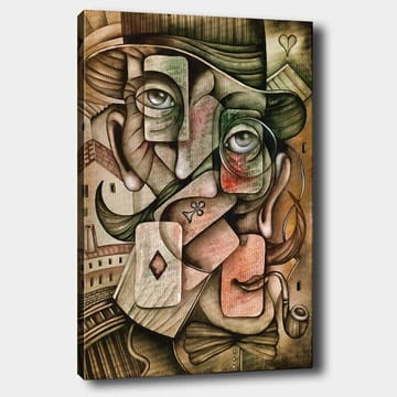 Dekorativ Canvastavla 70x100 cm - Flerfärgad - Inredning - Tavlor & posters - Canvastavla