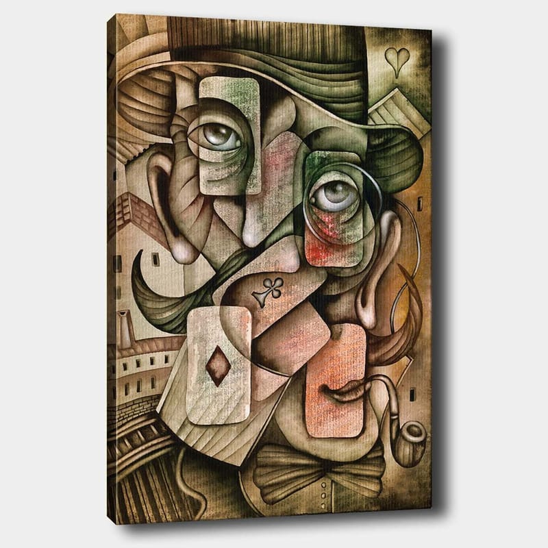 Dekorativ Canvastavla 70x100 cm - Flerfärgad - Inredning - Tavlor & posters - Canvastavla