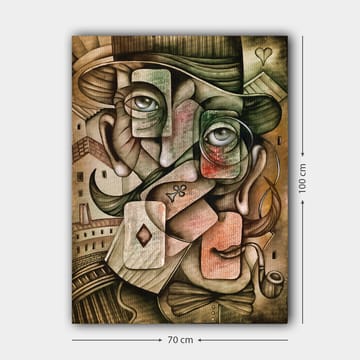 Dekorativ Canvastavla 70x100 cm - Flerfärgad - Inredning - Tavlor & posters - Canvastavla