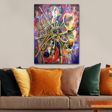 Dekorativ Canvastavla 70x100 cm - Flerfärgad - Inredning - Tavlor & posters - Canvastavla