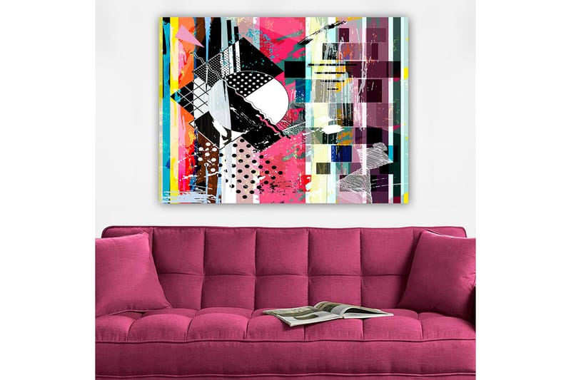 Dekorativ Canvastavla 70x100 cm - Flerfärgad - Inredning - Tavlor & posters - Canvastavla