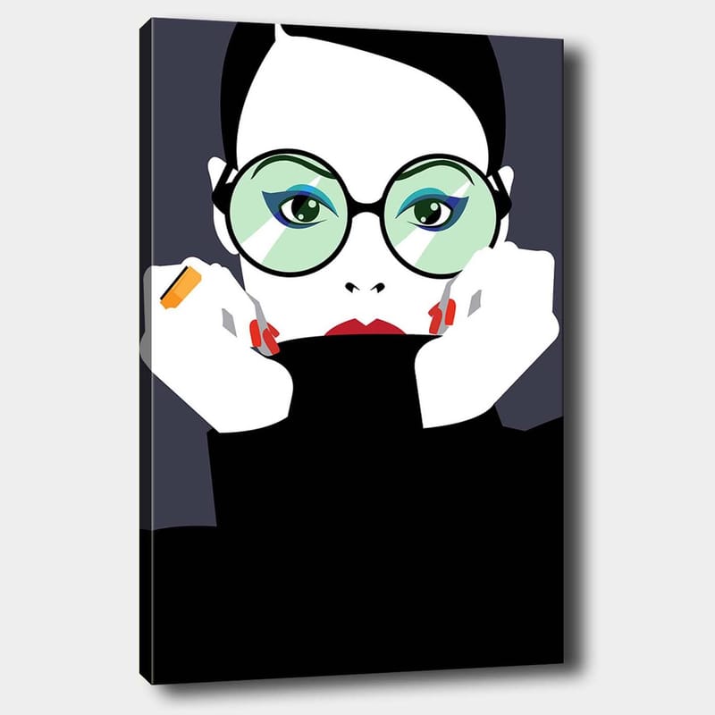 Dekorativ Canvastavla 70x100 cm - Flerfärgad - Inredning - Tavlor & posters - Canvastavla