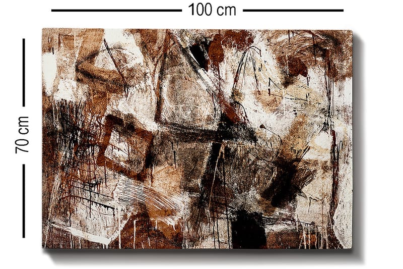 Dekorativ Canvastavla 70x100 cm - Flerfärgad - Inredning - Tavlor & posters - Canvastavla
