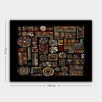 Dekorativ Canvastavla 70x100 cm - Flerfärgad - Inredning - Tavlor & posters - Canvastavla