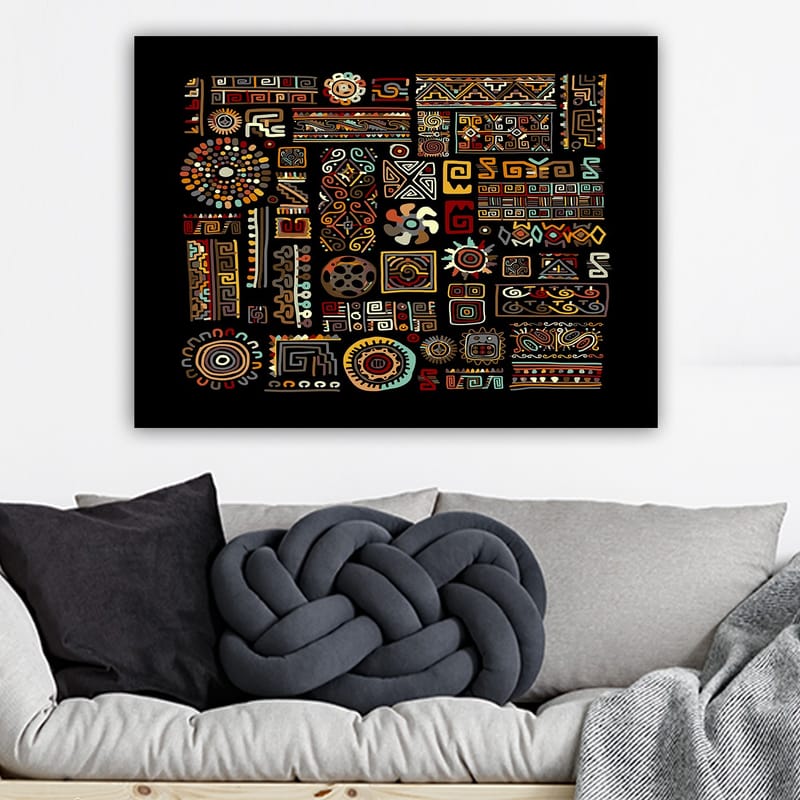 Dekorativ Canvastavla 70x100 cm - Flerfärgad - Inredning - Tavlor & posters - Canvastavla