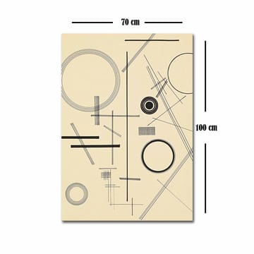 Dekorativ Canvastavla 70x100 cm - Flerfärgad - Inredning - Tavlor & posters - Canvastavla